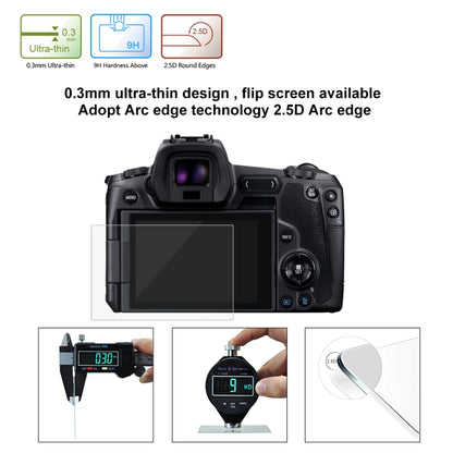 PULUZ 2.5D 9H Tempered Glass Film for Canon EOS R, Compatible with Panasonic S1/ S1R, Sigma FP, For Canon EOS R
