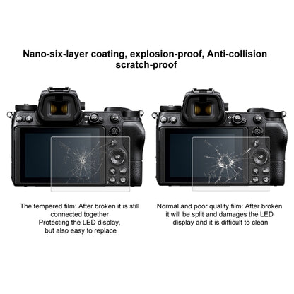 PULUZ 2.5D 9H Tempered Glass Film for Nikon Z6 / Z7, For Nikon Z6 / Z7