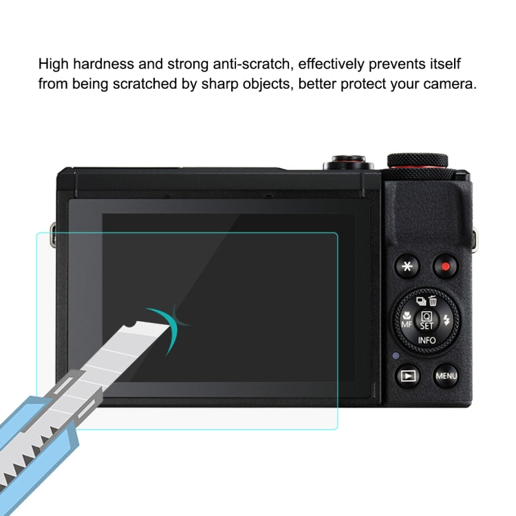 PULUZ 2.5D 9H Tempered Glass Film for Canon PowerShot G7 X Mark III / M200 / 850D, For Canon G7 X Mark III