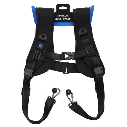 PULUZ Quick Release Double Shoulder Harness Soft Pad Decompression Foam Strap Belt for DSLR Digital Cameras, Double Shoulder