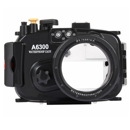 PULUZ 40m Underwater Depth Diving Case Waterproof Camera Housing for Sony A6300 (E PZ 16-50mm F3.5-5.6 OSS), For A6300