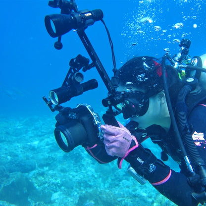 PULUZ 40m Underwater Depth Diving Case Waterproof Camera Housing for Sony A6300 (E PZ 16-50mm F3.5-5.6 OSS), For A6300