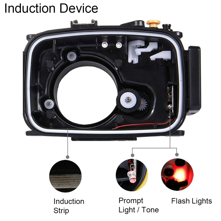 PULUZ 40m Underwater Depth Diving Case Waterproof Camera Housing for Sony A6300 (E PZ 16-50mm F3.5-5.6 OSS), For A6300