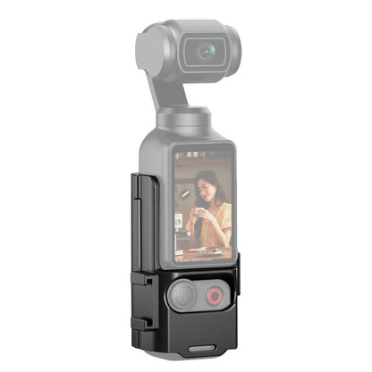 For DJI OSMO Pocket 3 PULUZ Plastic Protection Frame Expansion Cold Shoe Adapter Bracket, Plastic Protection Frame
