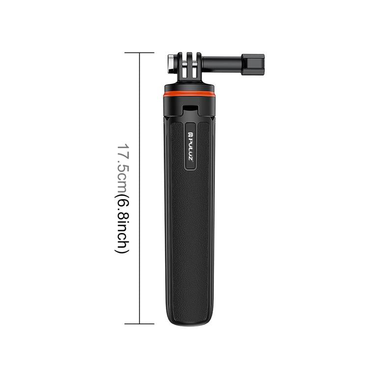 PULUZ Action Camera Extension Tripod Selfie Stick Stand for GoPro, Action Camera Tripod