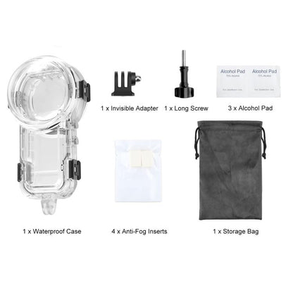 For Insta360 X5 PULUZ 60m Waterproof Sealed Diving Case, Waterproof Diving Case