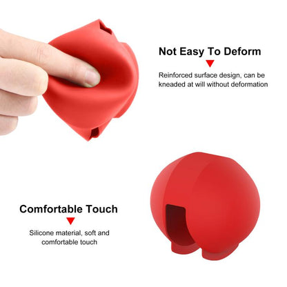 For Insta360 X5 PULUZ Invisible Dive Case Lens Guard Silicone Protective Lens Cap Cover, For Insta360 X5