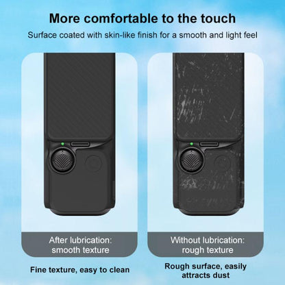 For DJI OSMO Pocket 3 PULUZ 6 in 1 Body Lens Handle Screen Mic Silicone TPU Cover