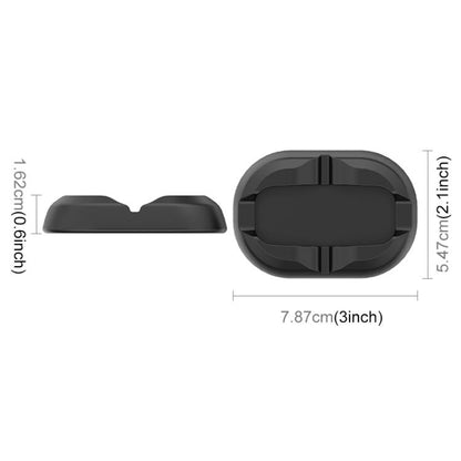 For DJI Osmo 360 PULUZ Silicone Base Stand, Desktop Silicone Base