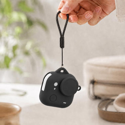 For Insta360 GO Ultra PULUZ Body Silicone Protective Cover with Lens Cap & Lanyards, Protective Cover (Black), Protective Cover (White), Protective Cover (Red)