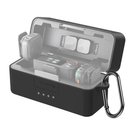 For DJI Mic 3 PULUZ Charging Case Silicone Scratch-proof Protective Cover, For DJI Mic 3