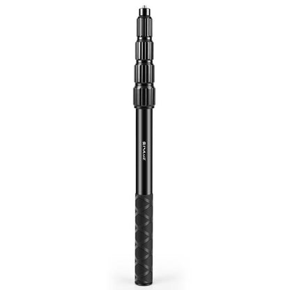 PULUZ 1.5m Aluminum Alloy Invisible Selfie Stick Anti-Shake Vlog Locking Telescopic Extension Monopod