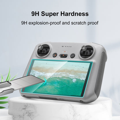 For DJI RC / RC 2 PULUZ Remote Control Screen Tempered Glass Film, For DJI Mini 3 Pro / Mavic 3 Classic Remote Control