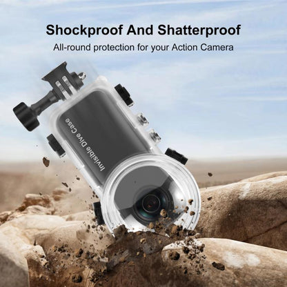 For Insta360 X4 PULUZ 50m Waterproof Sealed Diving Case, For Insta360 X4
