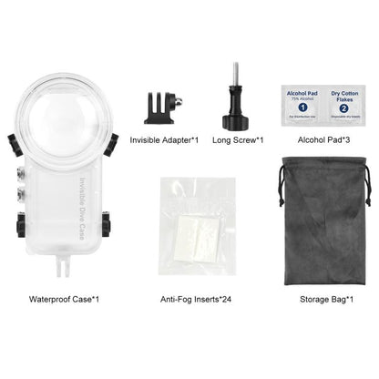 For Insta360 X4 PULUZ 50m Waterproof Sealed Diving Case, For Insta360 X4