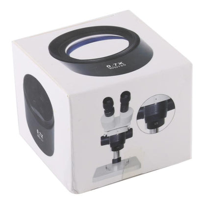Stereo Microscopes Auxiliary Objective Lens Barlow Lens Magnifier 0.7X WD120, 0.7X WD120