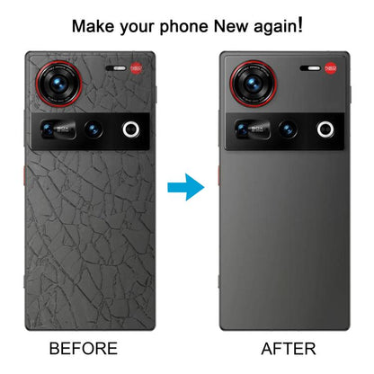 For ZTE nubia Z70 Ultra NX733J NX736J Glass Battery Back Cover with Camera Lens Cover, For ZTE nubia Z70 Ultra