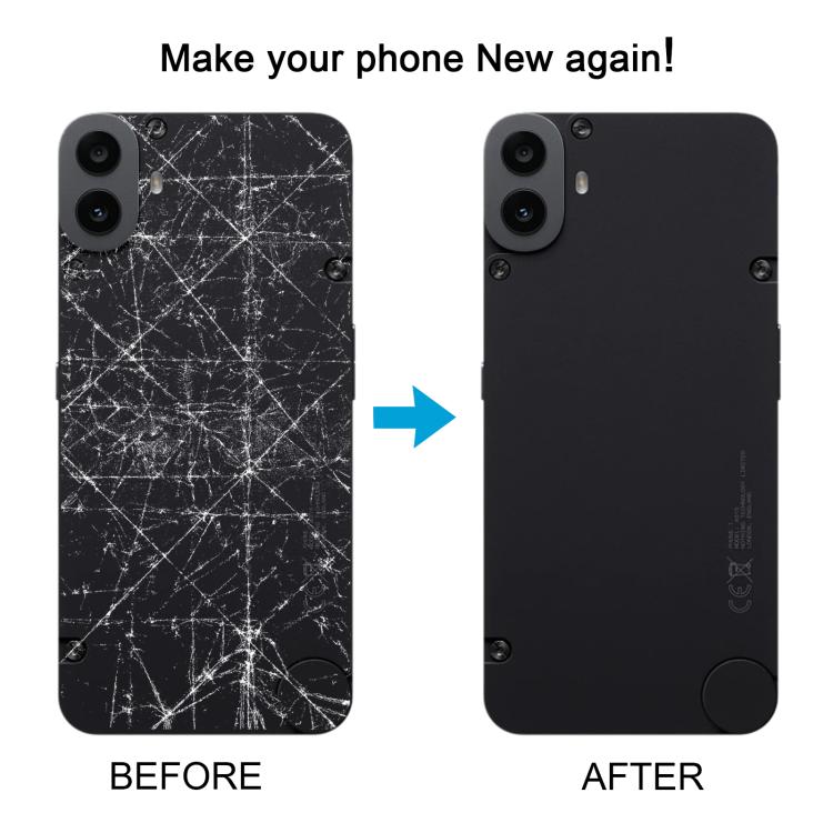 For Nothing CMF Phone 1 Plastic Battery Back Cover, For Nothing CMF Phone 1, For Nothing CMF Phone 1(Orange), For Nothing CMF Phone 1(Blue)