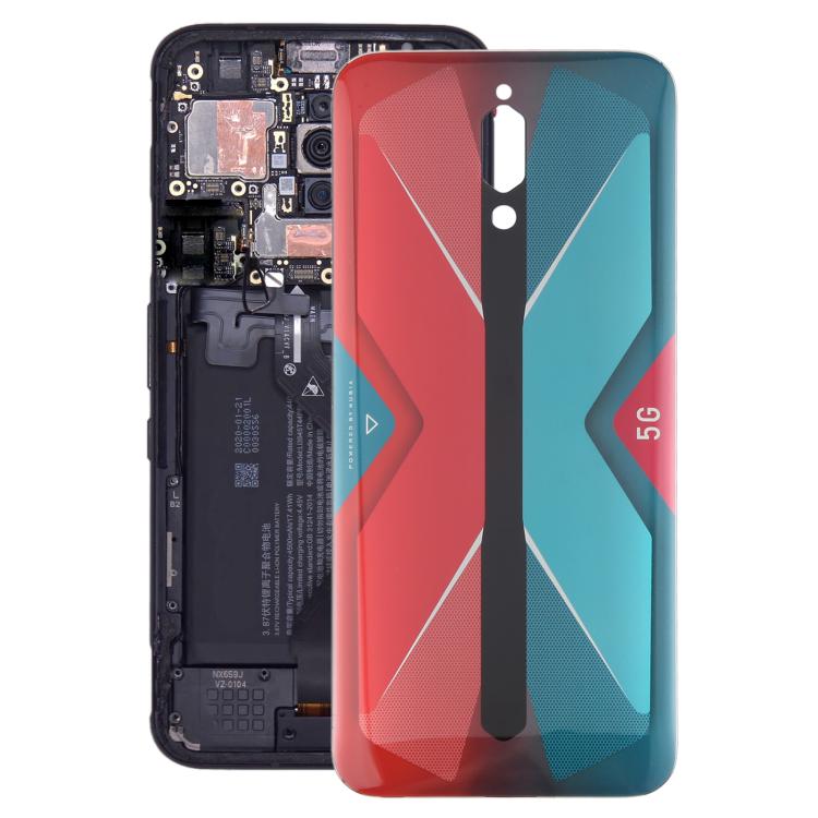 For ZTE nubia RedMagic 5G NX669J Glass Battery Back Cover, For ZTE nubia RedMagic 5G