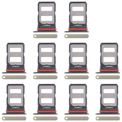 For Xiaomi 14T 5G 10pcs Original SIM Card Tray + SIM Card Tray, For Xiaomi 14T 5G(Original)