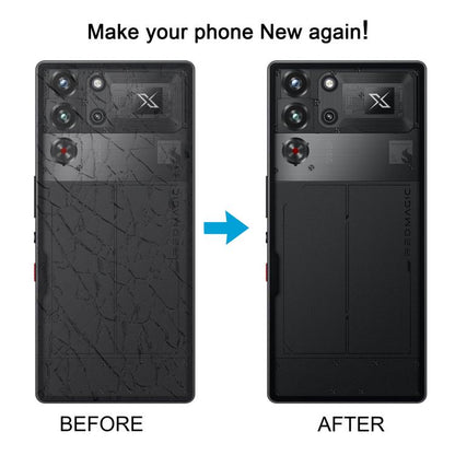 For ZTE nubia RedMagic 10S Pro NX789J Original Glass Back Cover with Camera Lens, For ZTE nubia RedMagic 10S Pro(Original)