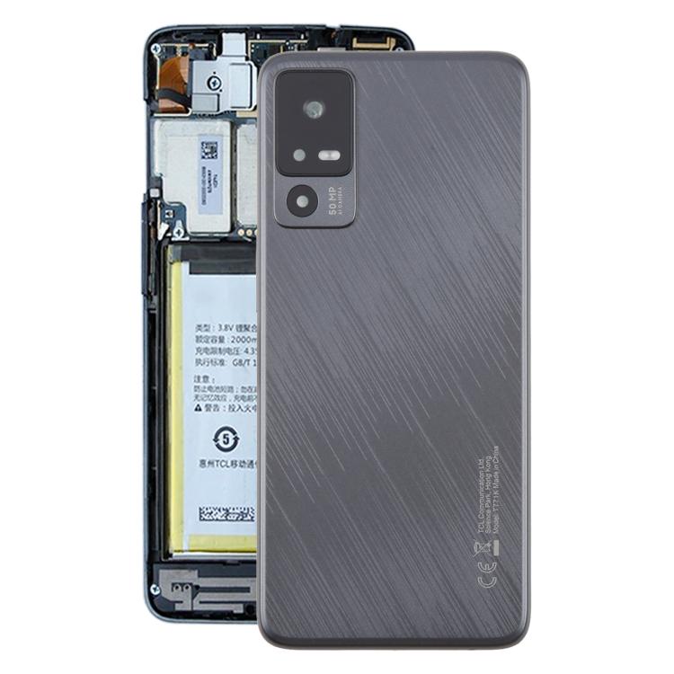 For TCL 40R T771K Original Back Cover with Camera Lens Cover, For TCL 40 R(Original with Camera Lens Frame)