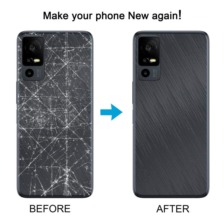 For TCL 40R T771K Original Back Cover with Camera Lens Cover, For TCL 40 R(Original with Camera Lens Frame)