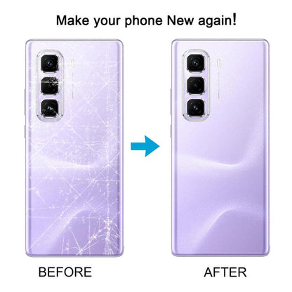 For Infinix Hot 50 Pro+ 4G X6880 Original Leather Back Cover, For Infinix Hot 50 Pro+ 4G(Original)