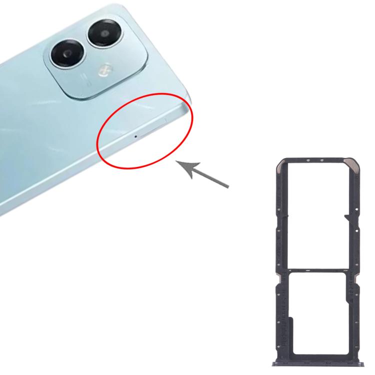 For OPPO A3x 4G CPH2641 10pcs Original SIM Card Tray + SIM Card Tray + Micro SD Card Tray, For OPPO A3x 4G(Original)