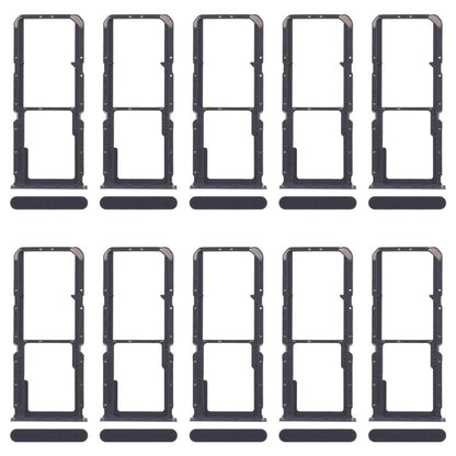 For OPPO A3x 4G CPH2641 10pcs Original SIM Card Tray + SIM Card Tray + Micro SD Card Tray, For OPPO A3x 4G(Original)