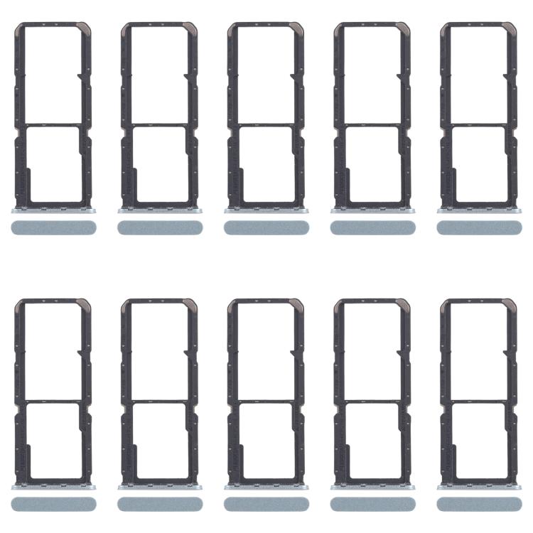 For OPPO A60 4G CPH2631 10pcs Original SIM Card Tray + SIM Card Tray + Micro SD Card Tray, For OPPO A60 4G(Original)