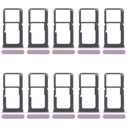 For OPPO Reno11 F CPH2603 10pcs Original SIM Card Tray + SIM Card Tray / Micro SD Card Tray, For OPPO Reno11 F (Original)