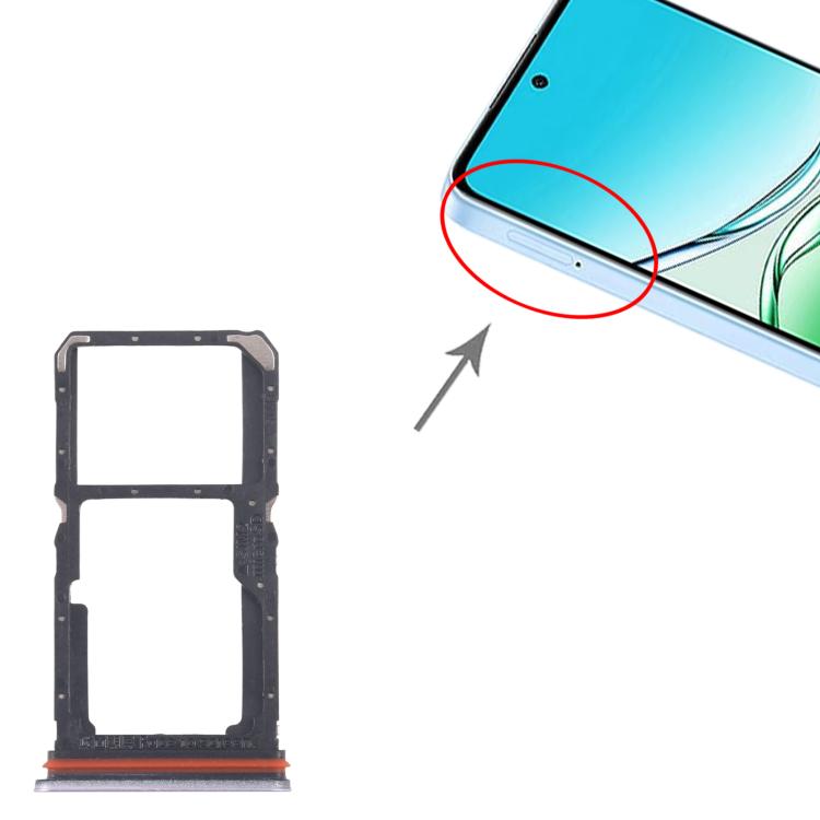 For OPPO A5 Energy 10pcs Original SIM Card Tray + SIM Card Tray / Micro SD Card Tray, For OPPO A5 Energy(Original)