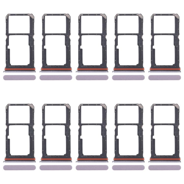 For OPPO A5 Energy 10pcs Original SIM Card Tray + SIM Card Tray / Micro SD Card Tray, For OPPO A5 Energy(Original)