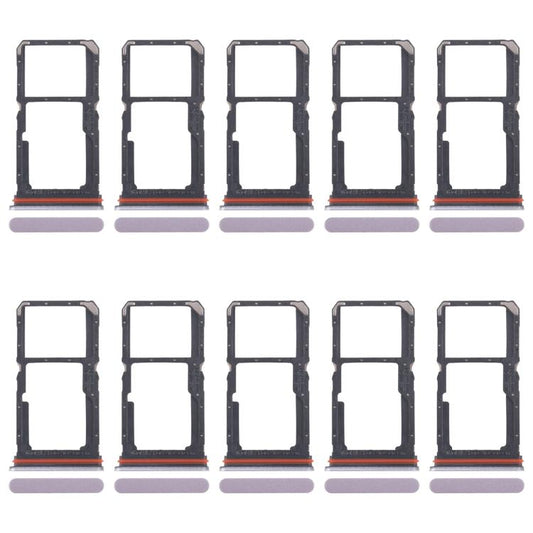 For OPPO A5 Energy 10pcs Original SIM Card Tray + SIM Card Tray / Micro SD Card Tray, For OPPO A5 Energy(Original)