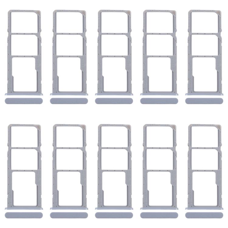 For Realme Note 50 RMX3834 10pcs Original SIM Card Tray + SIM Card Tray + Micro SD Card Tray, For Realme Note 50 (Original)