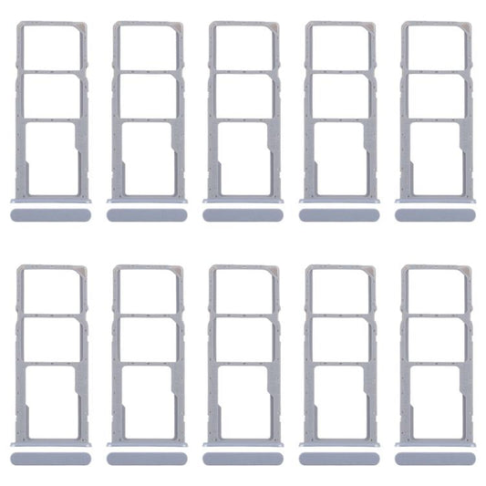 For Realme Note 50 RMX3834 10pcs Original SIM Card Tray + SIM Card Tray + Micro SD Card Tray, For Realme Note 50 (Original)