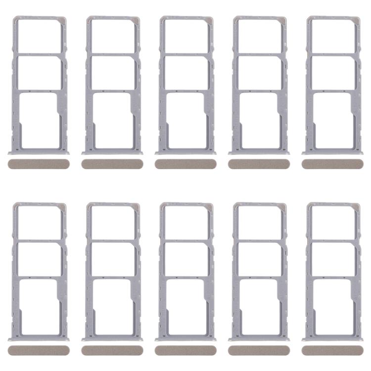 For Realme Note 50 RMX3834 10pcs Original SIM Card Tray + SIM Card Tray + Micro SD Card Tray, For Realme Note 50 (Original)