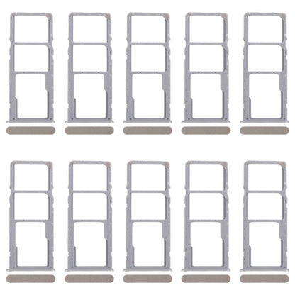 For Realme Note 50 RMX3834 10pcs Original SIM Card Tray + SIM Card Tray + Micro SD Card Tray, For Realme Note 50 (Original)