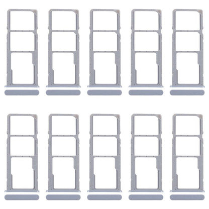 For Realme C51 RMX3830 10pcs Original SIM Card Tray + SIM Card Tray + Micro SD Card Tray, For Realme C51 (Original)
