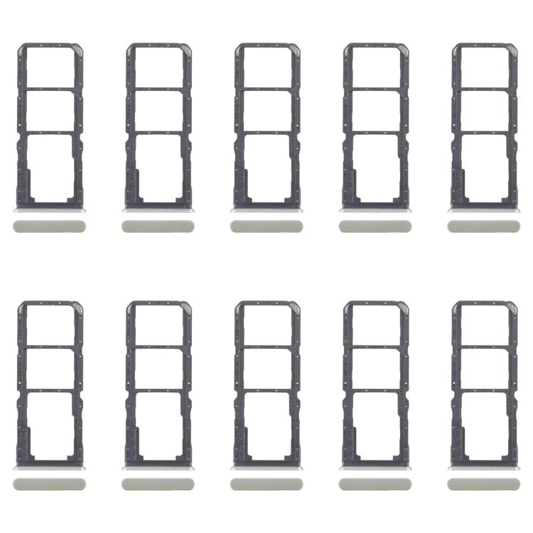For Realme Note 60x 4G RMX3938 10pcs Original SIM Card Tray + SIM Card Tray + Micro SD Card Tray, For Realme Note 60x 4G(Original)
