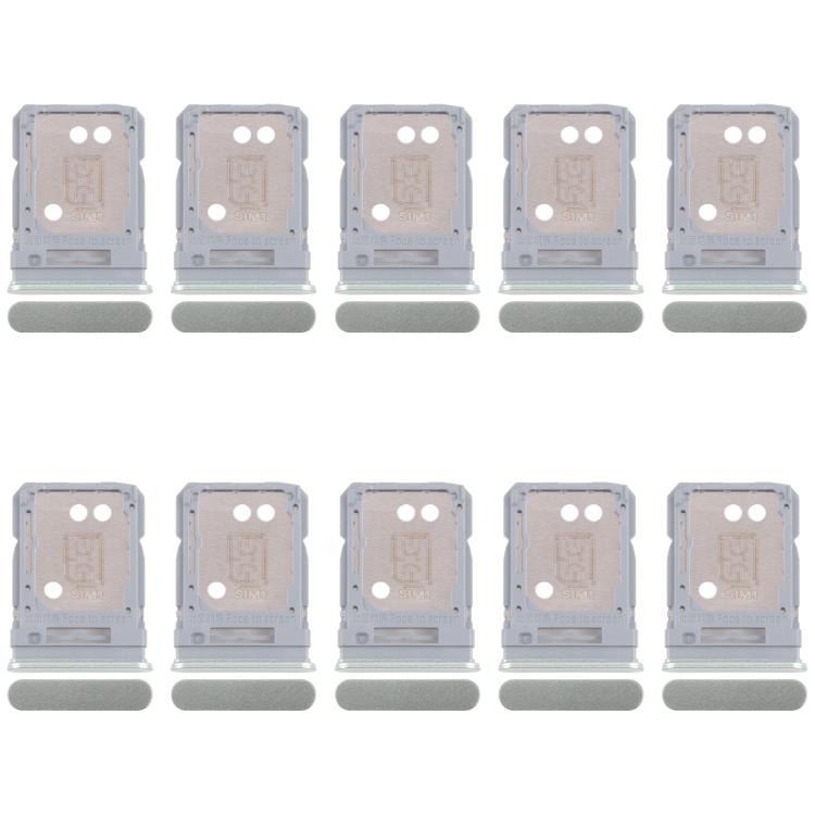 For Realme 12+ 5G RMX3867 10pcs Original SIM Card Tray + SIM Card Tray / Micro SD Card Tray, For Realme 12+ 5G(Original,Light Green), For Realme 12+ 5G(Original)