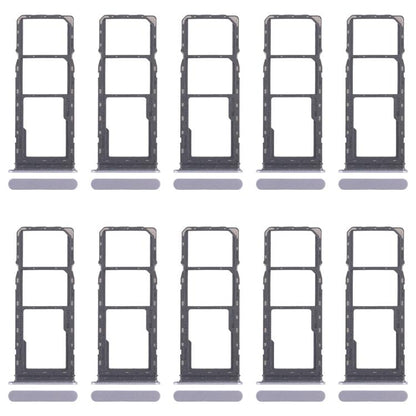 For Realme C65 4G RMX3910 10pcs Original SIM Card Tray + SIM Card Tray + Micro SD Card Tray, For Realme C65 4G(Original)