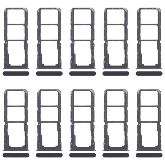 For Realme 11x 5G RMX3785 10pcs Original SIM Card Tray + SIM Card Tray + Micro SD Card Tray, For Realme 11x 5G(Original)