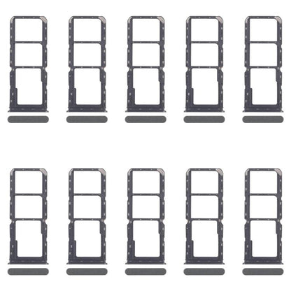 For Realme C67 4G RMX3890 10pcs Original SIM Card Tray + SIM Card Tray + Micro SD Card Tray, For Realme C67 4G(Original), For Realme C67 4G(Original,Light Green)