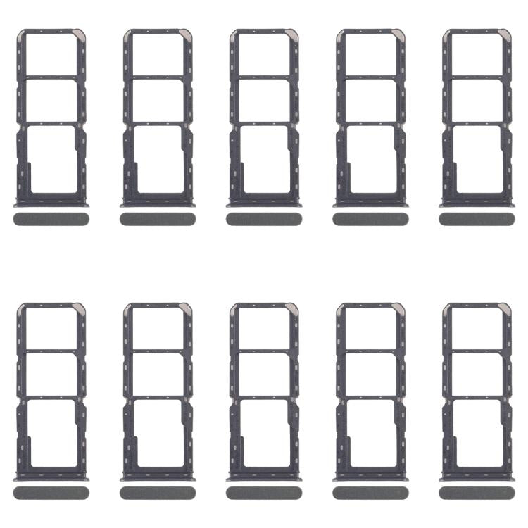 For Realme 12 Lite 4G 10pcs Original SIM Card Tray + SIM Card Tray + Micro SD Card Tray, For Realme 12 Lite 4G(Original,Dark Green), For Realme 12 Lite 4G(Original)