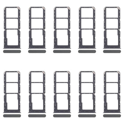 For Realme 12 Lite 4G 10pcs Original SIM Card Tray + SIM Card Tray + Micro SD Card Tray, For Realme 12 Lite 4G(Original,Dark Green), For Realme 12 Lite 4G(Original)