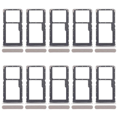 For Realme 10 Pro 5G RMX3663 RMX3660 RMX3661 10pcs Original SIM Card Tray + SIM Card Tray / Micro SD Card Tray, For Realme 10 Pro 5G(Original)