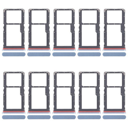 For Realme 10 Pro 5G RMX3663 RMX3660 RMX3661 10pcs Original SIM Card Tray + SIM Card Tray / Micro SD Card Tray, For Realme 10 Pro 5G(Original)