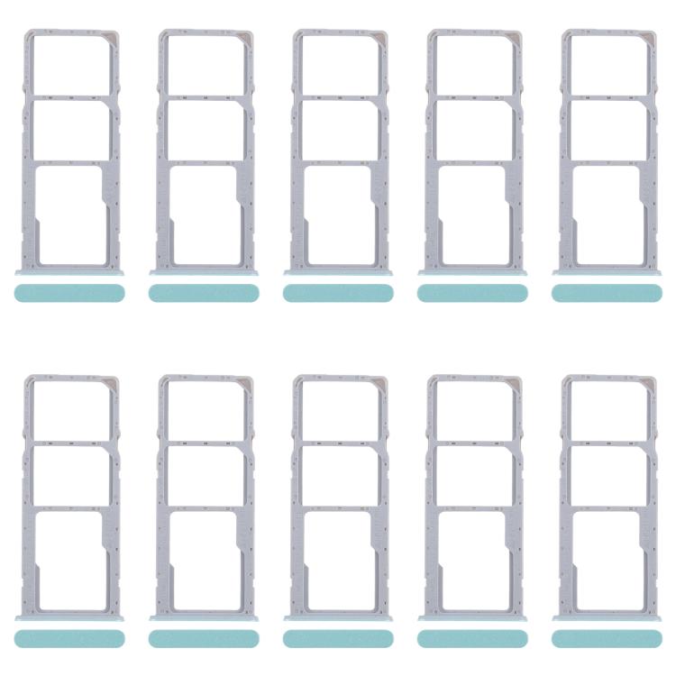 For Realme C51s CPH2641 10pcs Original SIM Card Tray + SIM Card Tray + Micro SD Card Tray, For Realme C51s (Original)